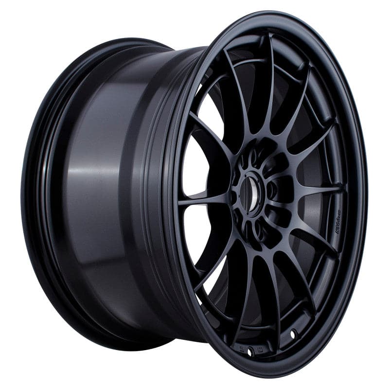 Enkei NT03+M 18x9.5 5x114.3 40mm Offset 72.6mm Bore Black Wheel G35/350Z (3658956540BK)