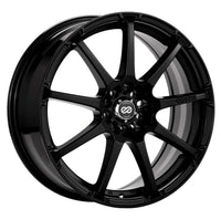 Enkei EDR9 17x7 5x100/114.3 45mm offset 72.6 Bore Diameter Black Wheel (441-770-0245BK)