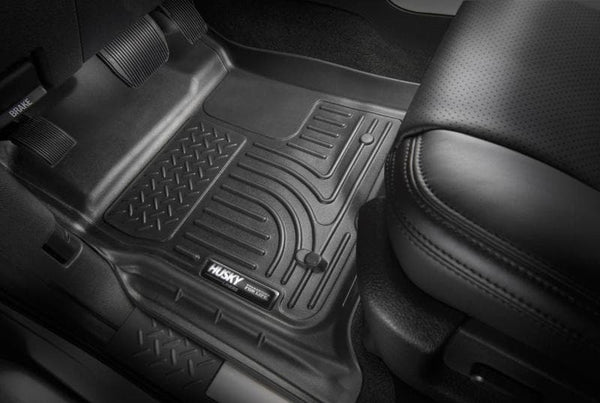 Husky Liners 17-21 Tesla 3 Weatherbeater Front & 2nd Seat Floor Liners - Black (95091)