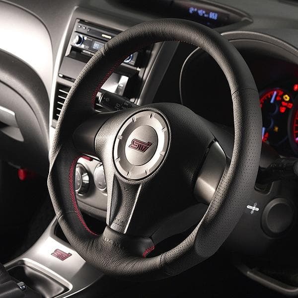 DAMD SS358-S(F) O-Shaped Red Stitch Steering Wheel - Subaru GD, BP, SH