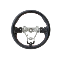 DAMD Suede Red-Stitch O-Shape Steering Wheel for Subaru 2015 WRX & STi