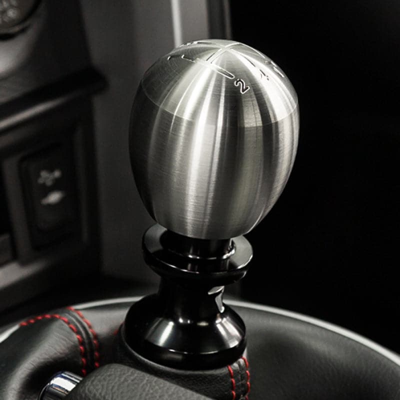 Raceseng Slammer Shift Knob (Gate 4 Engraving) M10x1.5mm Adapter - Brushed