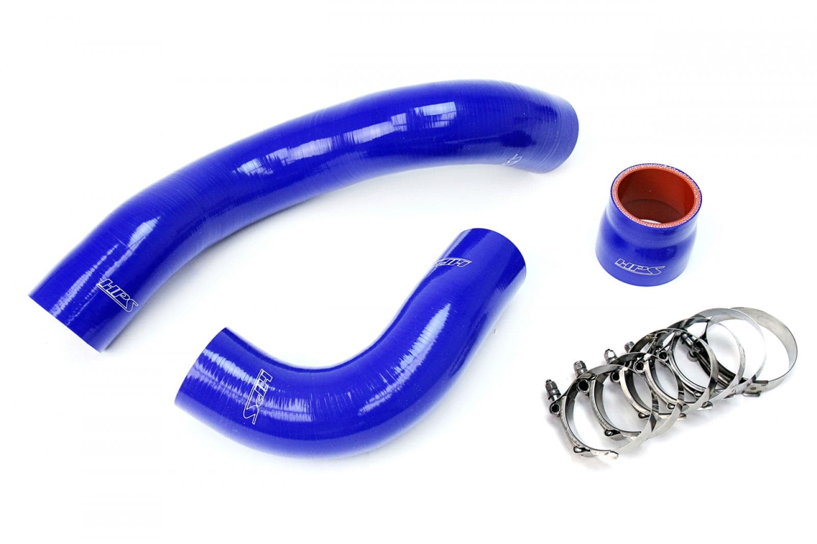 HPS Blue Reinforced Silicone Intercooler Hose Kit for Honda 17-19 Civic Type R 2.0L Turbo