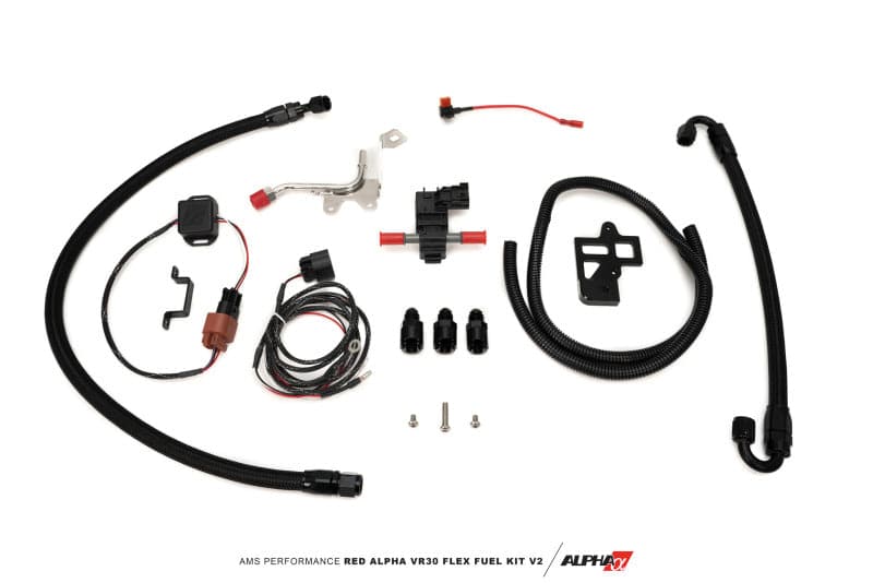 AMS Performance 2016-2020 Q50/Q60 Red Alpha Flex Fuel Kit V2 (ALP.28.07.0006-1)