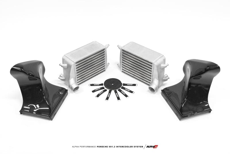 AMS Performance Porsche 997.2TT Alpha Intercooler System (For Stock Framed Turbos)