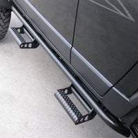 N-Fab RKR Step System 16-17 Toyota Tacoma Access Cab - Tex. Black - 1.75in