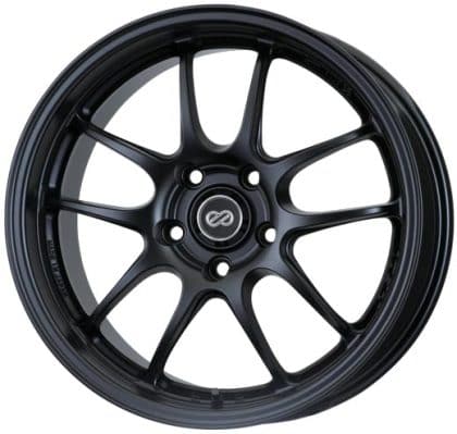 Enkei PF01 15x8" 4x100 +35mm Offset Black Wheel (460-580-4935BK)