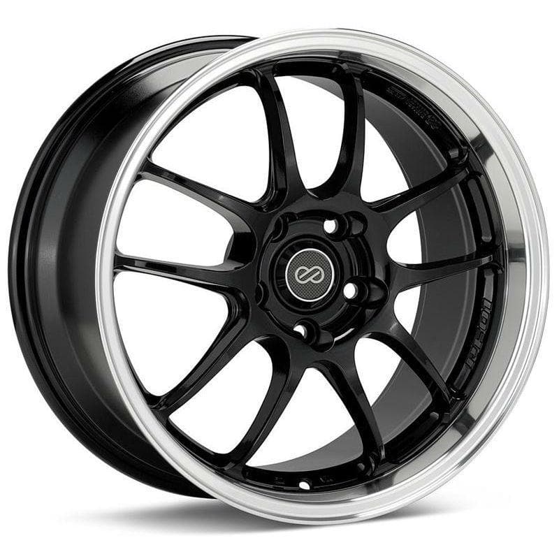 Enkei PF01SS 17x9.0 +60 5-114.3 Gloss Black w/ Machined Lip | Honda S2000 (460-790-6560BKM)