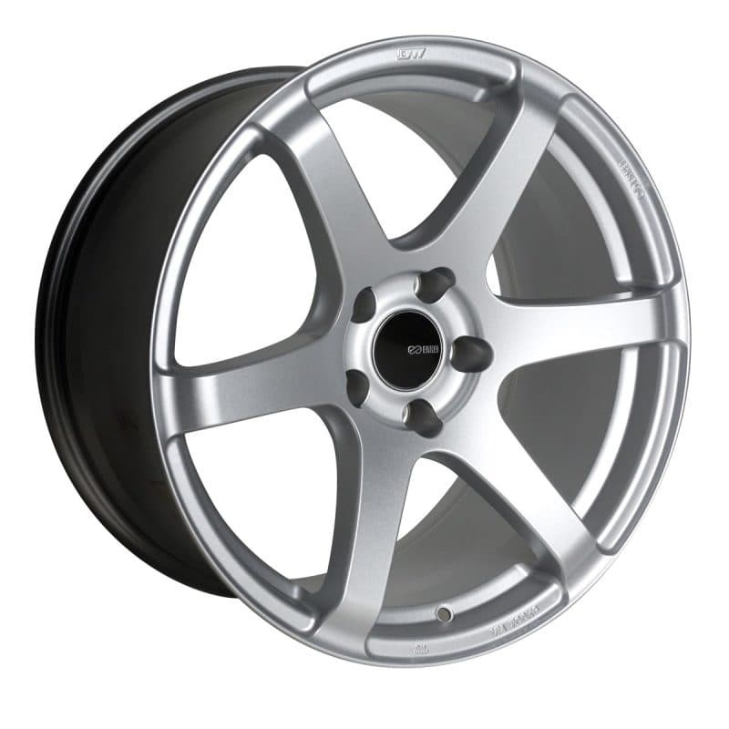 Enkei T6S 18x9.5 35mm Offset 5x112 Bolt Pattern 72.6 Bore Matte Silver Wheel (485-895-4435SP)