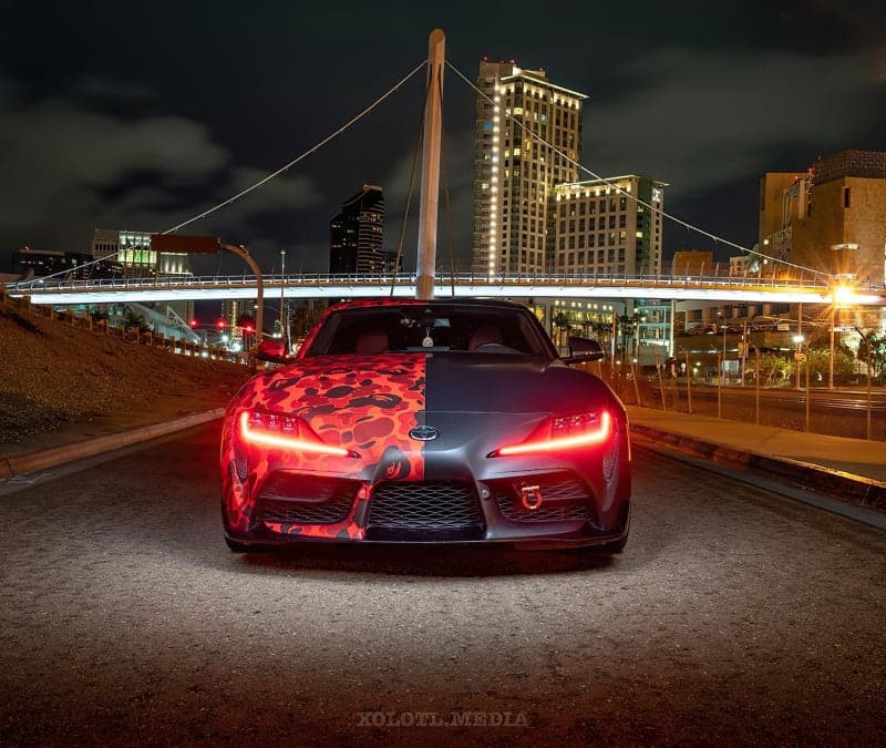 Oracle 20-23 Toyota Supra GR RGB+A Headlight DRL Upgrade Kit - ColorSHIFT 2