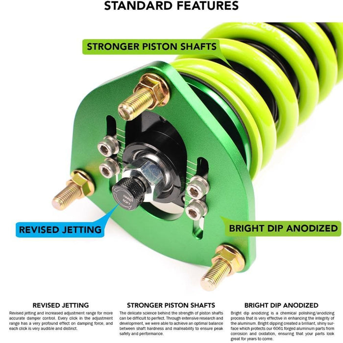 Fortune Auto 500 Series Coilover Kit - Nissan 350Z