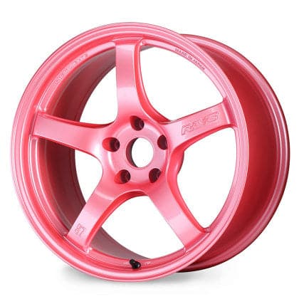 Gram Lights 57CR 18X9.5 +38 5x100 in Sakura Pink