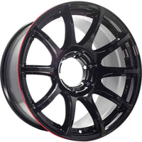 Gram Lights 57TransX Rev Limit 18x9 +00 6x139.7 Black Machining / E-Pro Coat Wheel (BLJ)