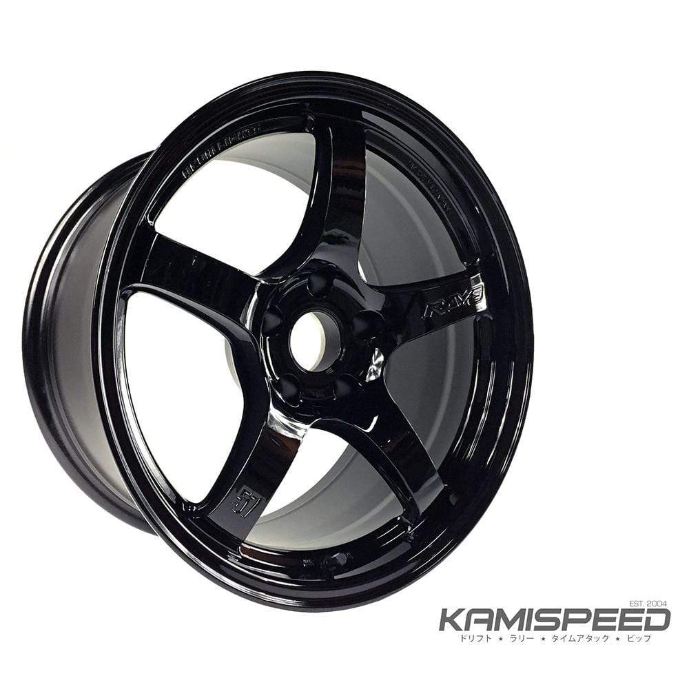 GramLights 57CR 19x9.5 +45 5x100 Wheel in Glossy Black