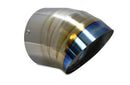 GReddy Burnt Titanium Turndown Muffler Tip - 115mm Diameter 150mm Length