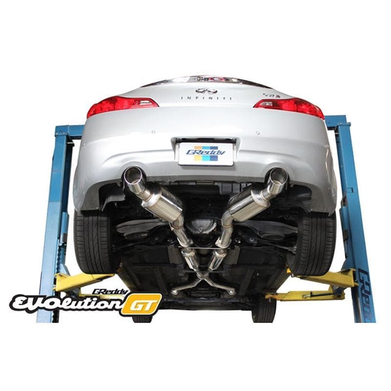 GReddy EVOlution GT Cat-Back Exhaust - 08-15 Infiniti G37 / Q60 Coupe RWD