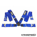 HPI 4-Point FIA-Approved Blue Racing Safety Harness