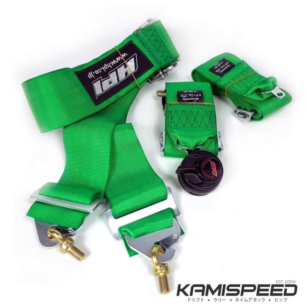 HPI 4-Point FIA-Approved Racing Harness - Lime Green