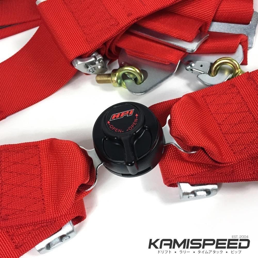 HPI 4-Point FIA-Approved Racing Harness - Red