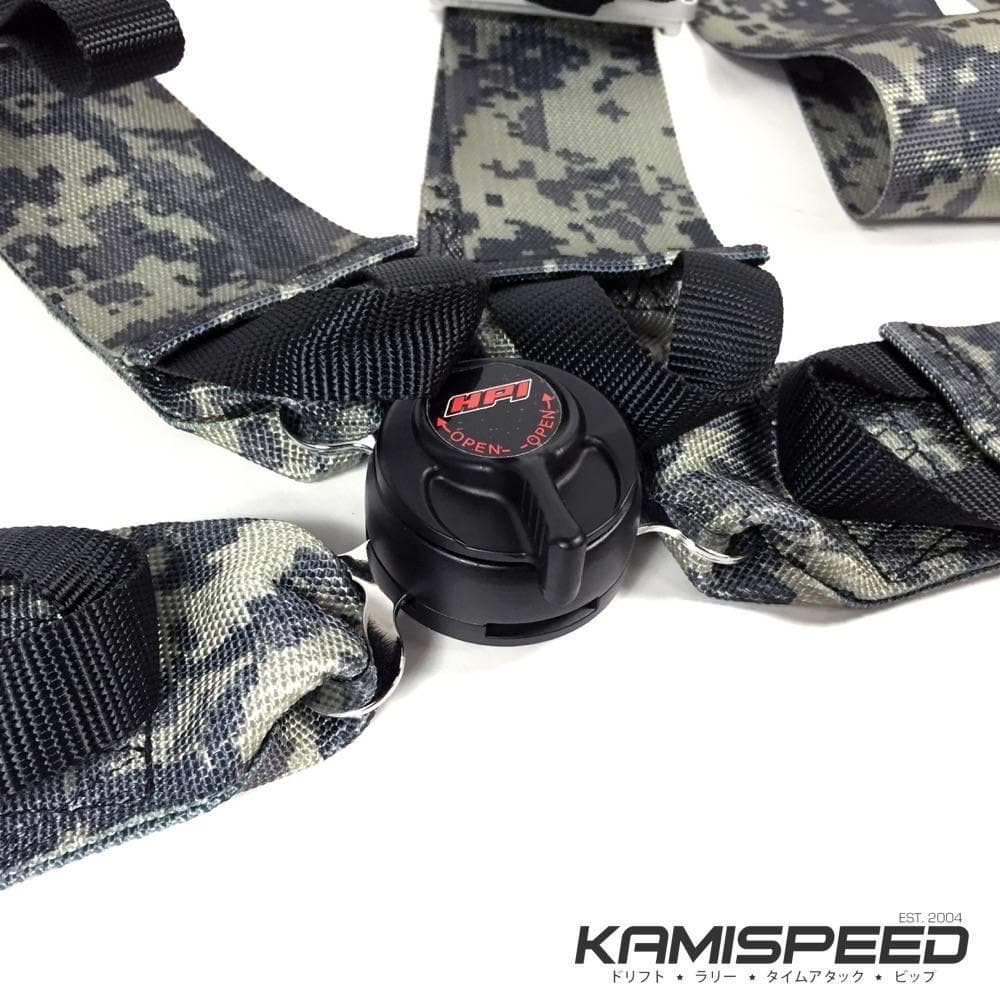 HPI 4-Point FIA-Approved Racing Harness - Sand Camouflage