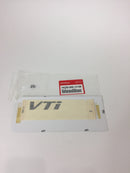 Honda Japan EK9 Rear VTI Decal Black (Civic)