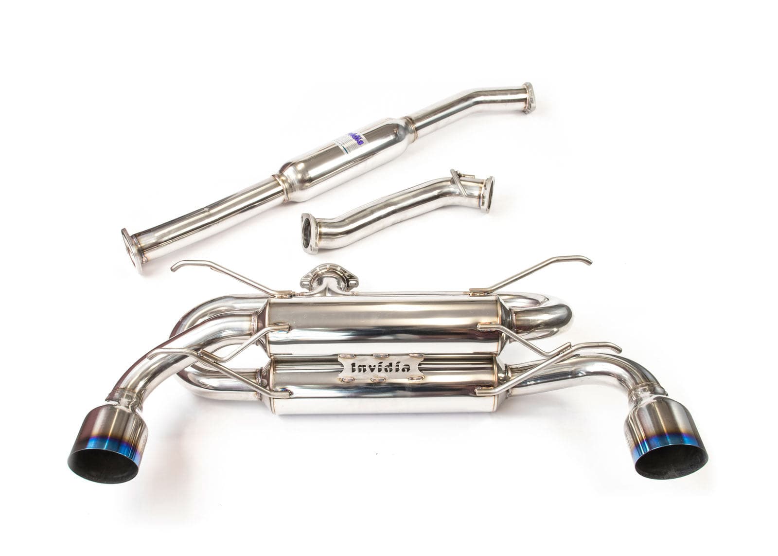 Invidia 2022+ GR86/ BRZ Gemini R400 Dual Titanium Tip CatBack Exhaust (fits 13+ FRS/86)