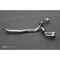 Kansai Service R Titan Dual Cat-Back Exhaust for the Nissan GTR R35