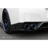 Kansai Service R Titan Dual Cat-Back Exhaust for the Nissan GTR R35