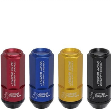 Kics Leggdura Racing 2-Piece Shell 53mm Lugnuts and Locks