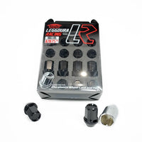 Kics Leggdura Black 12x1.25 Lug Nuts