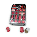 Kics Leggdura 12x1.25 Red Lug Nuts