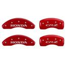 MGP Caliper Cover Set Red Front Honda Rear CR-Z Logos