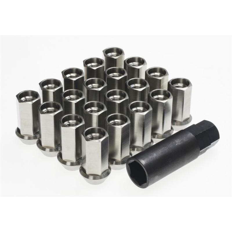 Muteki SR45 Ti 45mm Open End Titanium Lug Nuts in 12x1.50