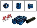 Muteki Lug Nuts Open Blue