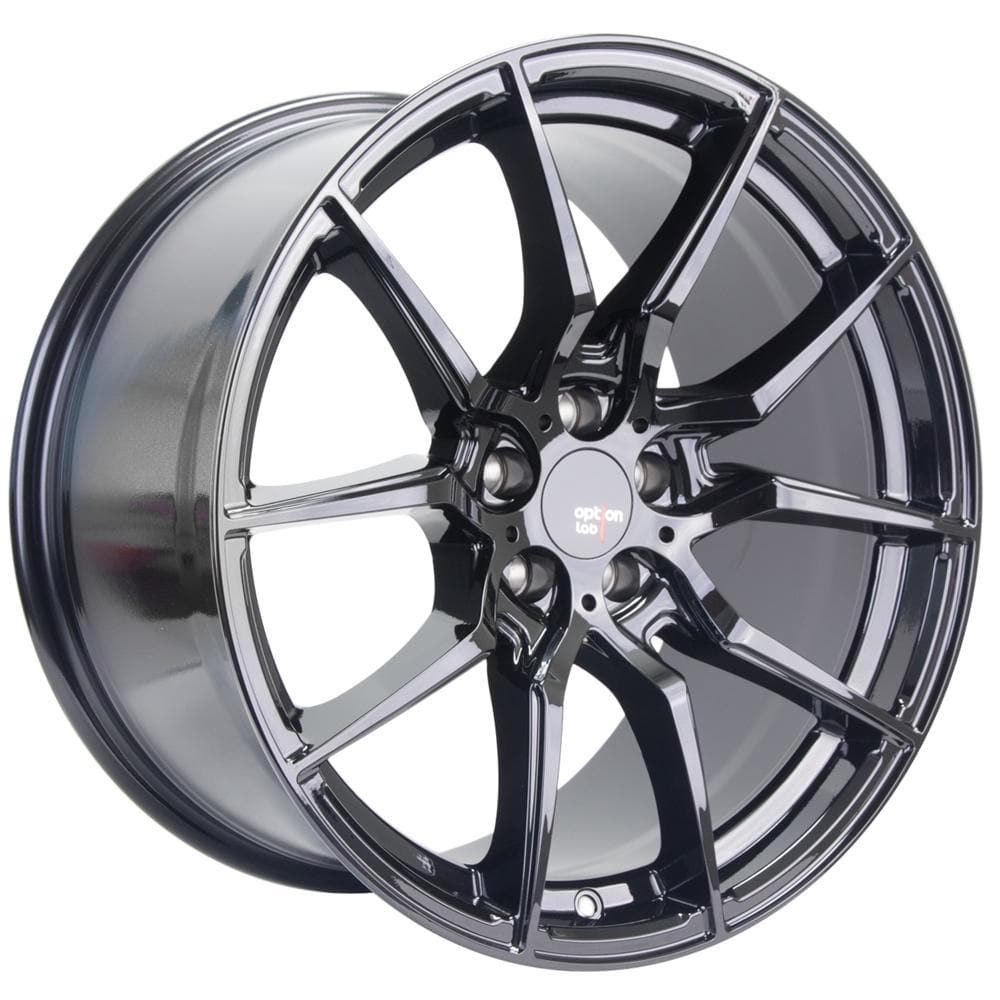 Option Lab Gotham Black R716 | 18x8.5 +48 5x100 | 2004 Impreza WRX STI & 2002-2014 Impreza WRX