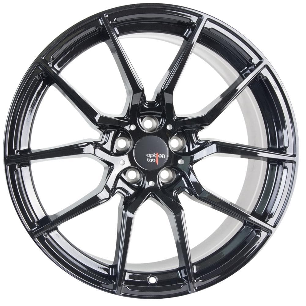 Option Lab Gotham Black R716 | 18x8.5 +48 5x100 | 2004 Impreza WRX STI & 2002-2014 Impreza WRX