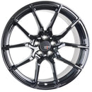 Option Lab Gotham Black R716 18x8.5 +48 5x100 | 2002-2014 Impreza WRX & 2004 STi