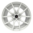 Option Lab Onyx White R716 18x9.5 +35 5x114.3 2015+ Subaru WRX and WRX STI