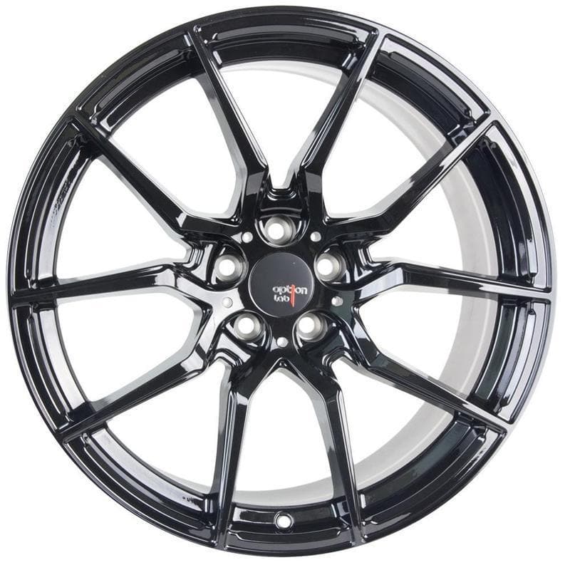 Option Lab R716 Gotham Black Wheel in 18x9.5 +35 5x100 (73.1mm)