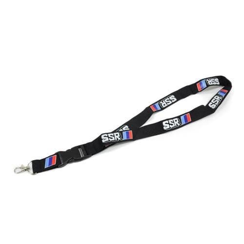 Original SSR Logo Black Lanyard with Removable Clip