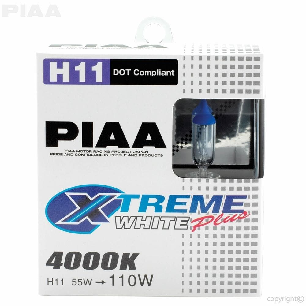 PIAA Xtreme White Plus Twin Pack Bulbs - H11 Series