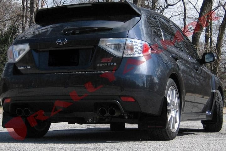 Rally Armor Hatch Mud Flap Red Logo - WRX 11-13 & STI 08-13