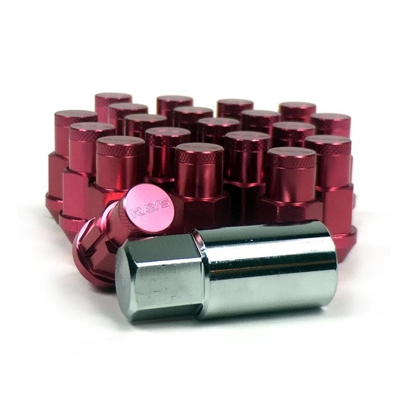 Rays Medium Dura-Nut Red Lug Nuts - 12x1.50