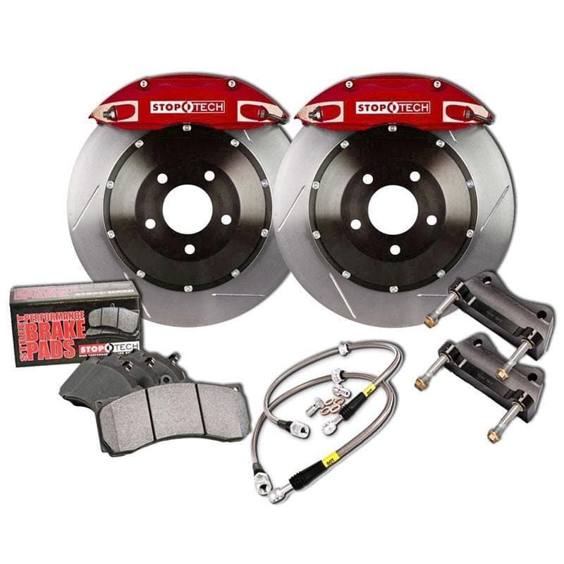 StopTech Big Brake Kit (Front Only - Red Calipers) - Honda S2000 (06-09)