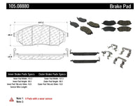 StopTech Posi Quiet Brake Pads (Front) - Nissan 370Z Base