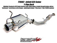 Tanabe Medalion Touring Cat-Back G35 Sedan 03-05 70mm