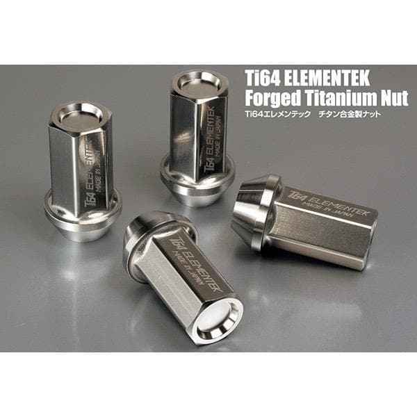 Ti64 Elementek Titanium Lug Nut Set - 12x1.50