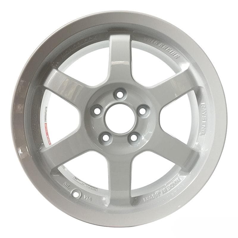 Volk Racing TE37 Gravel in 15x7" +35 5x100 Dash White Wheel