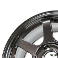 Volk Racing TE37 Sonic 16x7 +25 5x100 in Diamond Dark Gunmetal