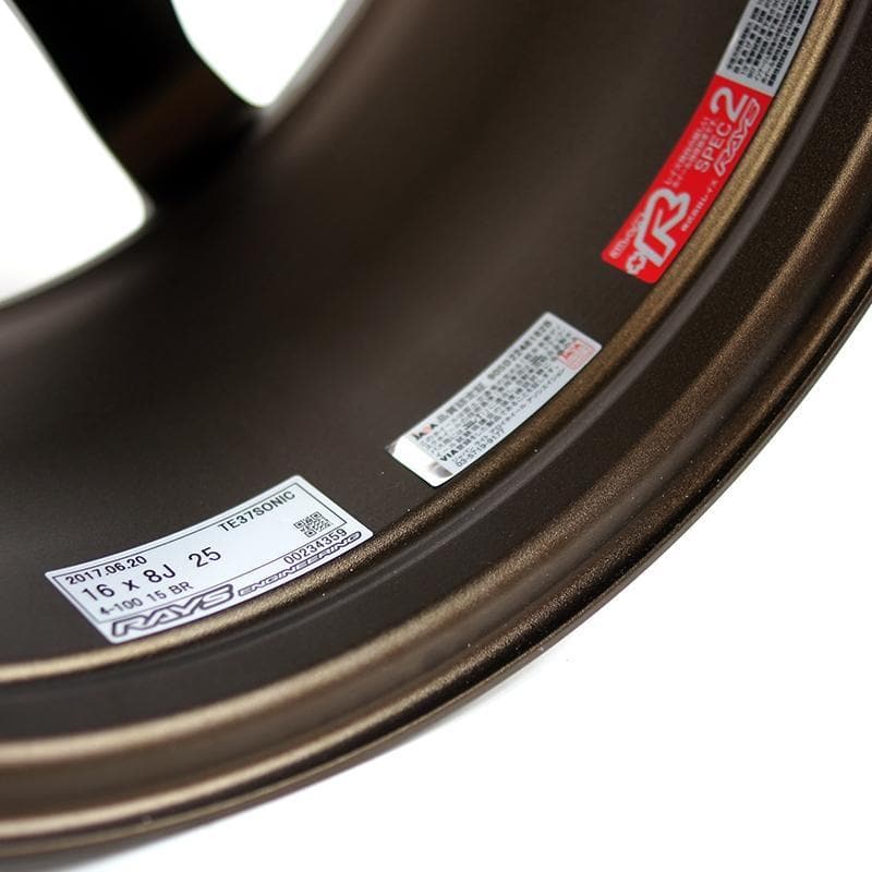 Volk Racing TE37 Sonic 16x7 25 4x100 Bronze